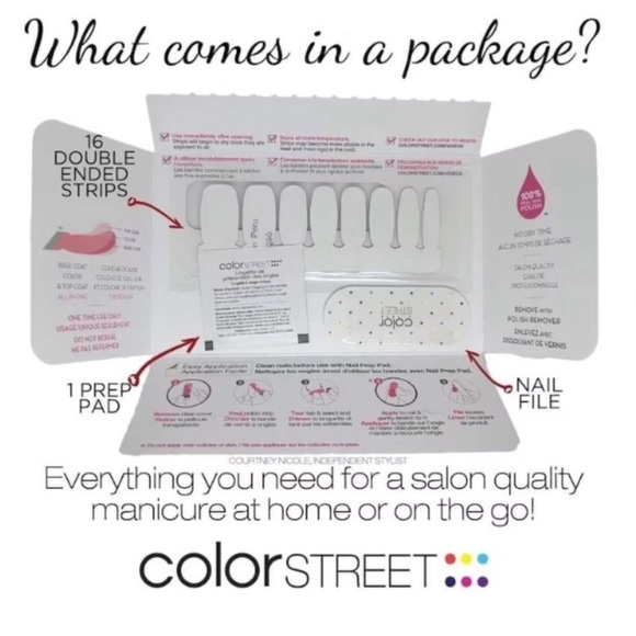 147. Color Street Nail Polish Strips - Czech Me Out - Picture 2 of 2